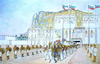 Royal Procession Jebel Barkal Nubia